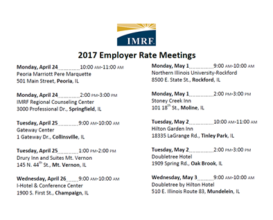 2017 Rate Meetings