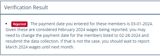 EALC Verification Result