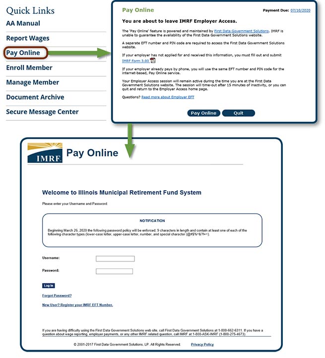 Employer Access Pay Online