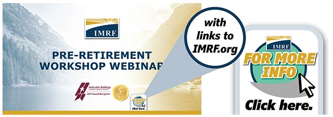 Pre-Retirement Webinar with Links