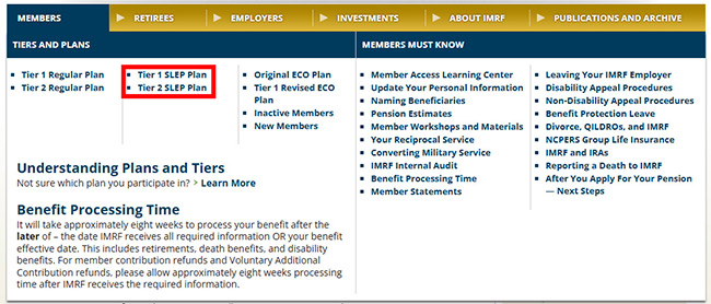 SLEP Member Benefits