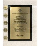PAFR Award for 2016 Report