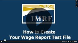 How To Video for Creating Your Wage Report Test File
