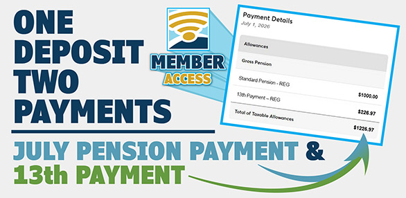 One Deposit Two Payments for July 13th Payment