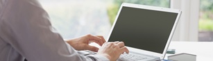 Working on Computer Small Employer
